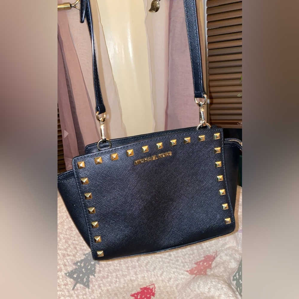 Michael Kors small Selma studded crossbody